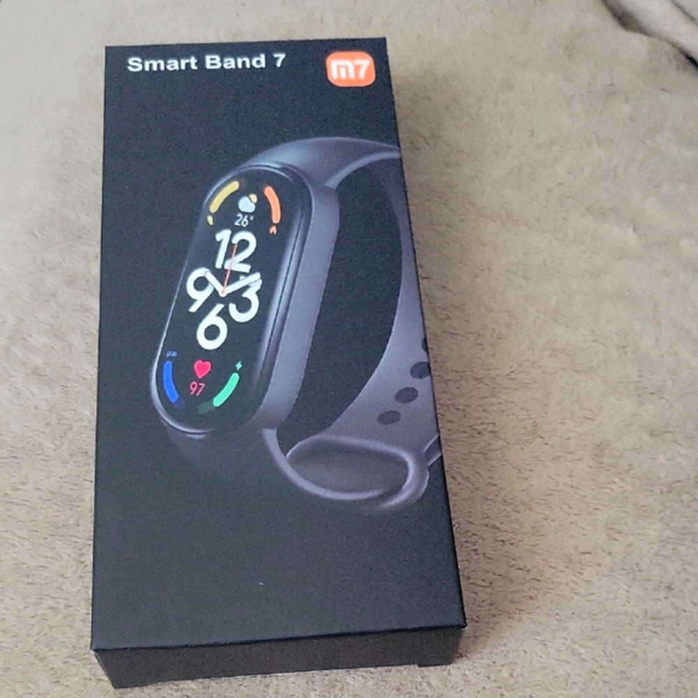 Black Smart Band 7 Fitness Tracker